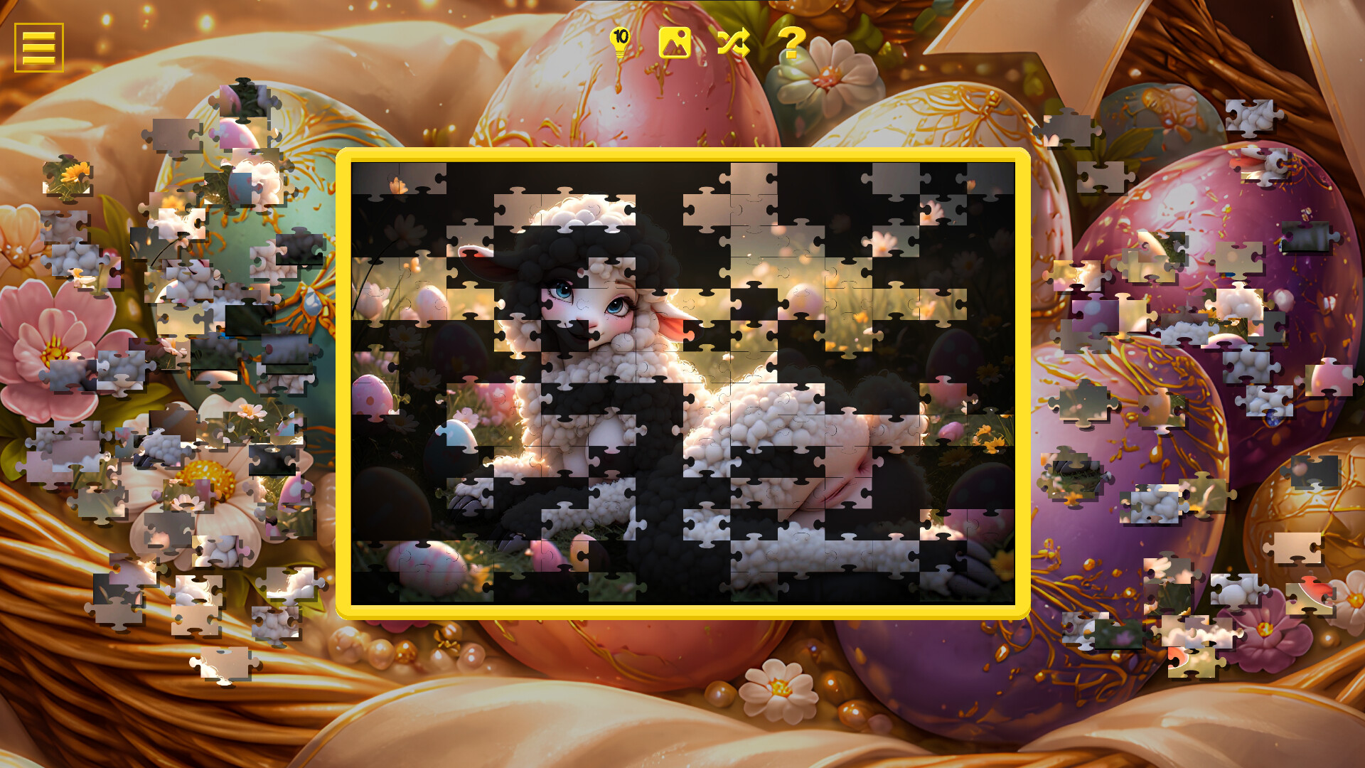 Easter Furry Temptation – Hentai Jigsaw screenshot #5