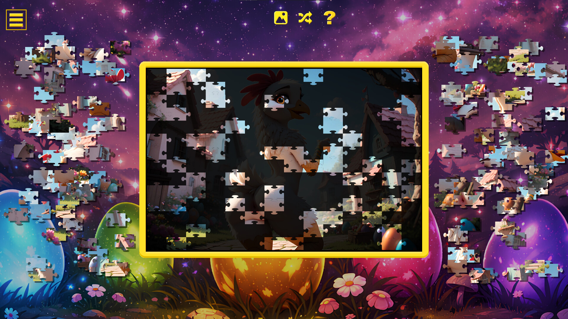 Easter Furry Temptation – Hentai Jigsaw screenshot #2