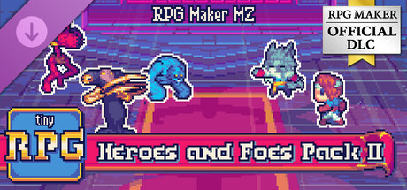 RPG Maker MZ - TinyRPG - Heroes and Foes II banner image