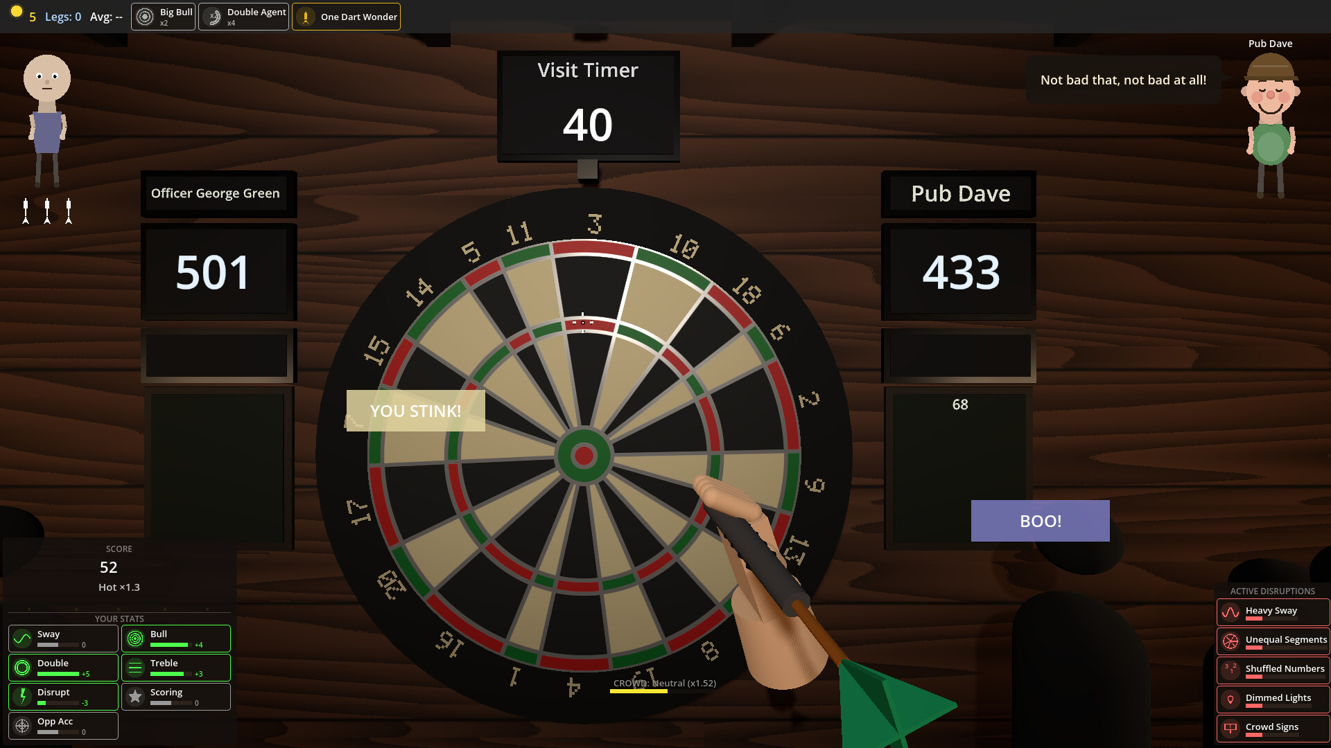 Dorts : A Darts Roguelike