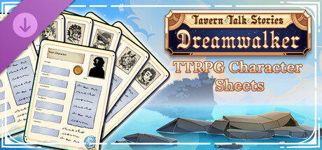 Tavern Talk Stories: Dreamwalker - TTRPG Character Sheet Bundle Banner