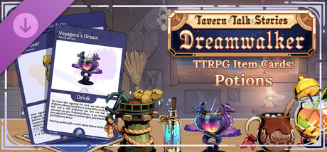 Tavern Talk 2: Dreamwalker - TTRPG Item Cards: Potions banner image