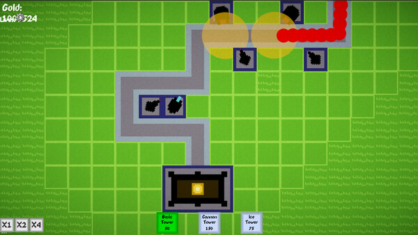 Screenshot 2 of Defender of Grids - additional gameplay view