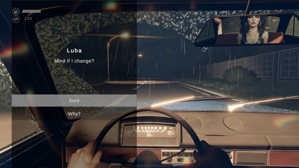 Screenshot of Perestroika Drive gameplay showing in-action mechanics