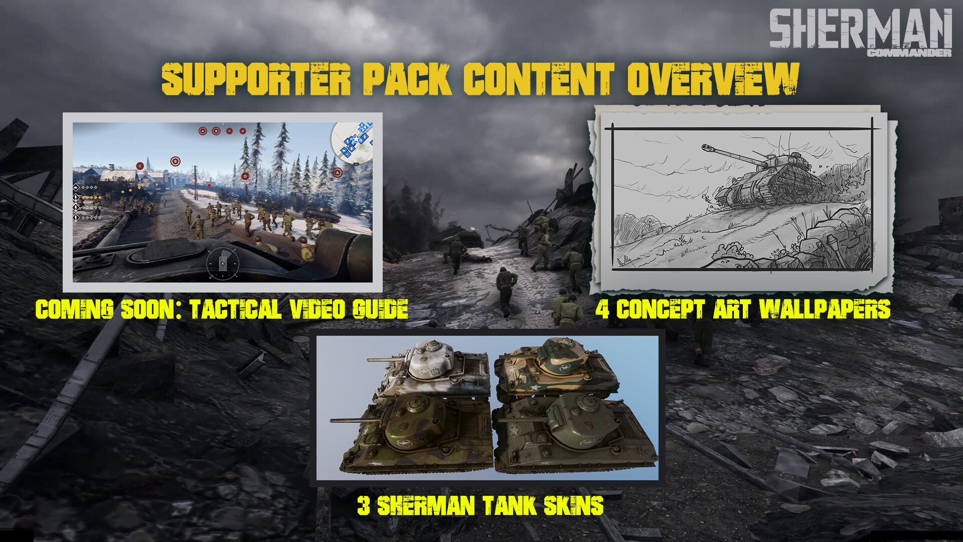 Sherman Commander - Supporter Pack Featured Screenshot #1
