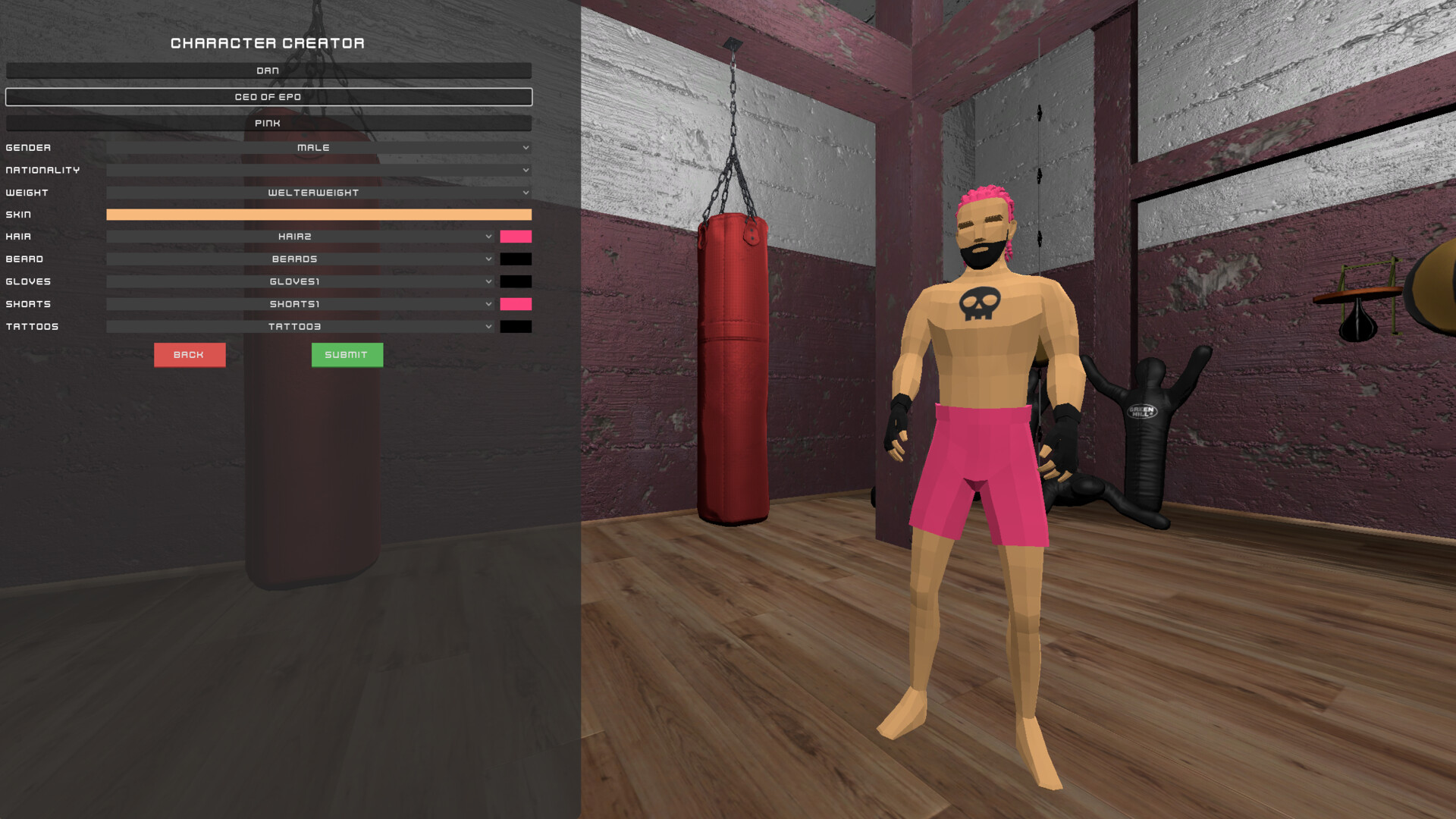 MMA Career Simulator screenshot 3