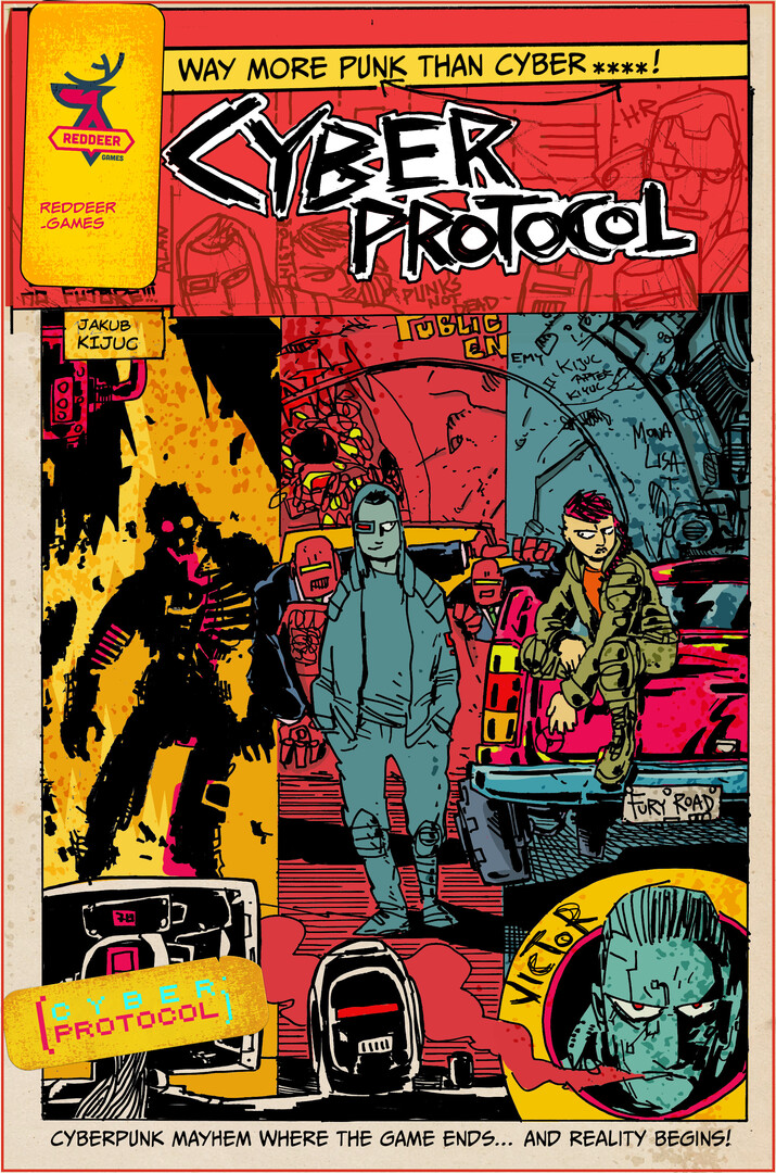 Cyber Protocol - Comic Book Featured Screenshot #1