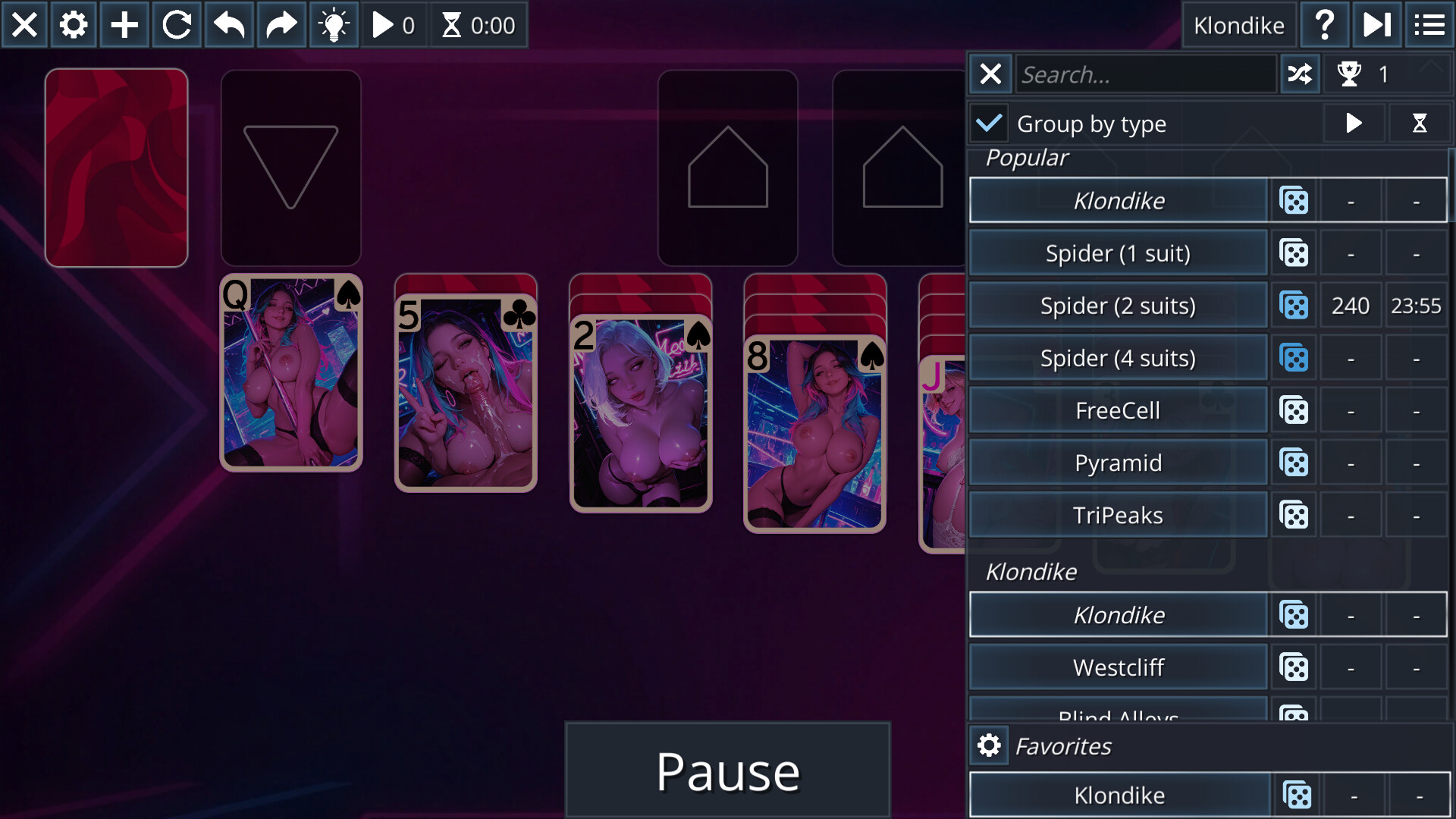 Lust Solitaire: Horny Cards screenshot #7