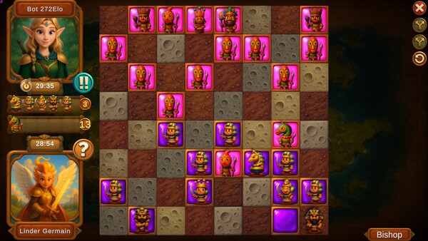 Choc Tactic 4 Chess Master - Bullet League screenshot 5