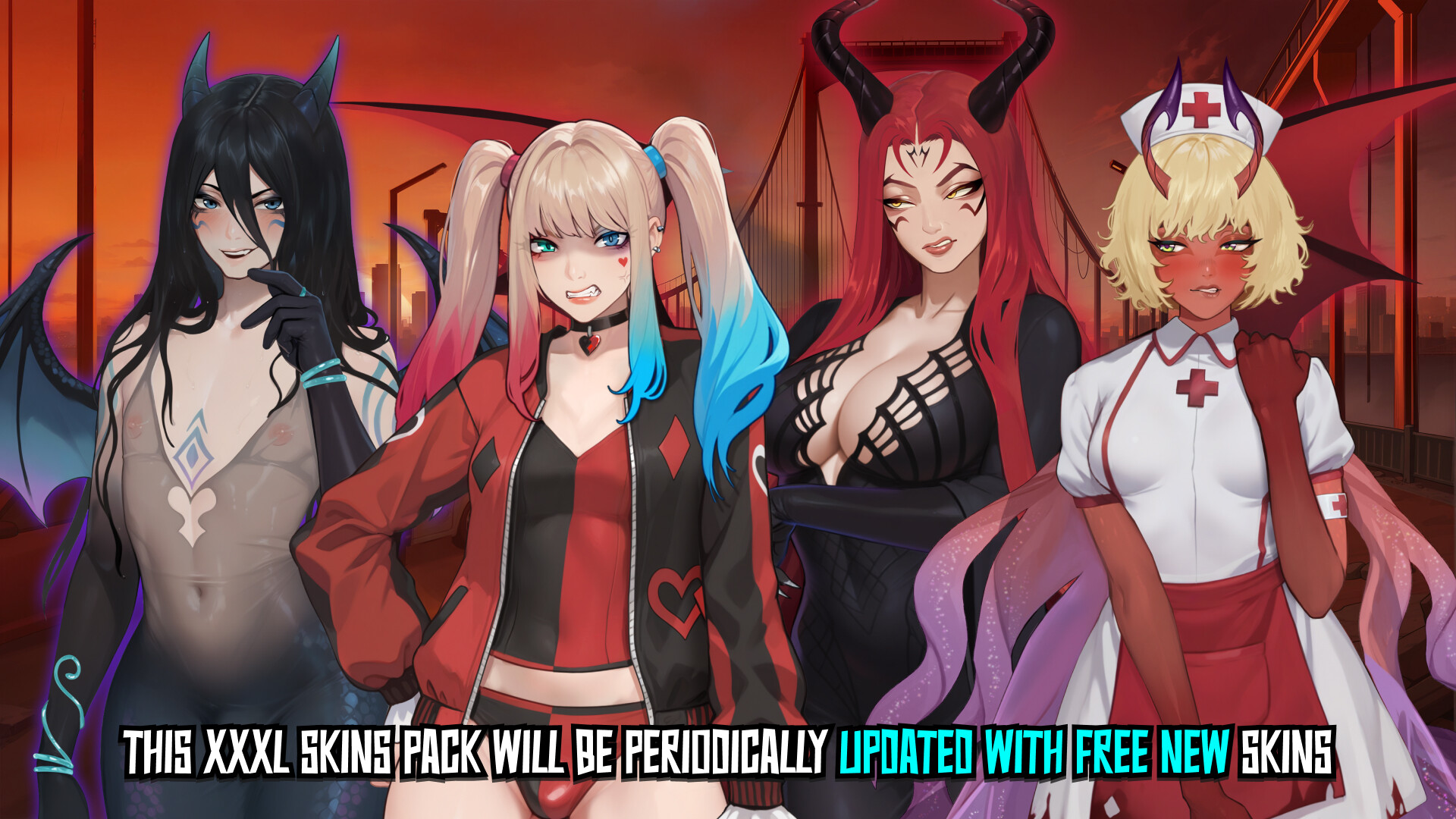 FUTA FUCKS FEMBOYS - XXXL Skins Pack Featured Screenshot #1