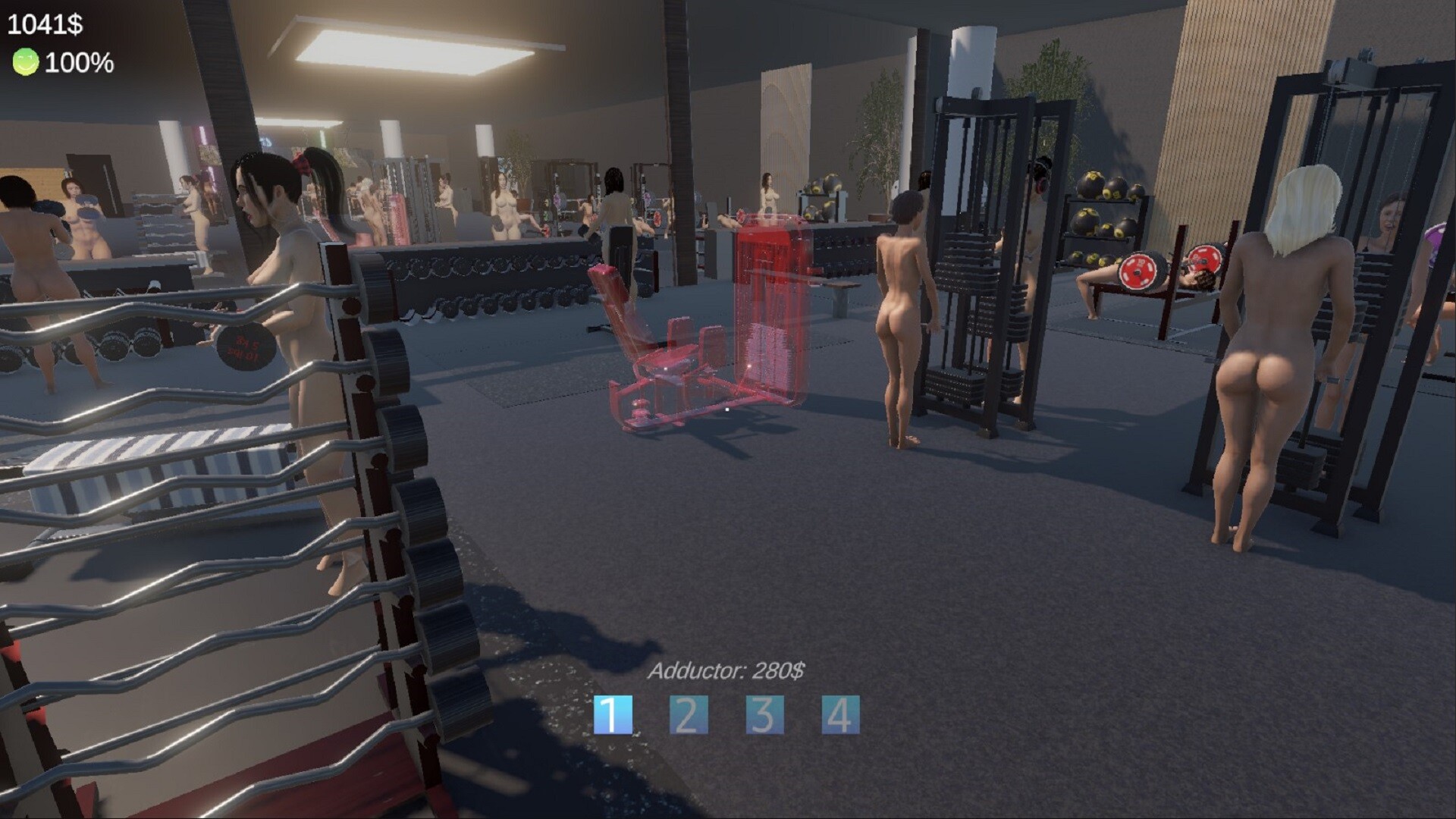 Hot Girls Gym - Nudist Gym Manager screenshot #6