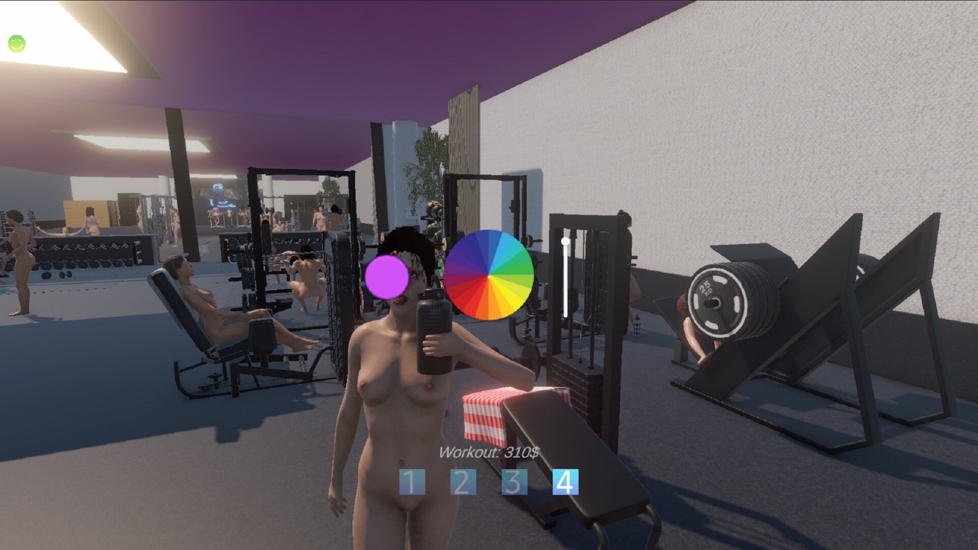 Hot Girls Gym - Nudist Gym Manager screenshot #7