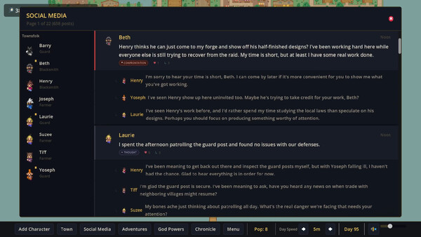 Screenshot 4 of AI Society - final gameplay screenshot