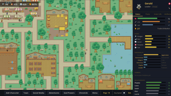 Screenshot 3 of AI Society - more gameplay footage