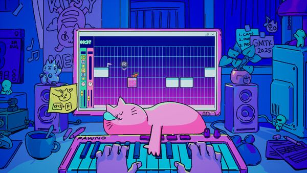 Screenshot 3 of Meowsic - more gameplay footage
