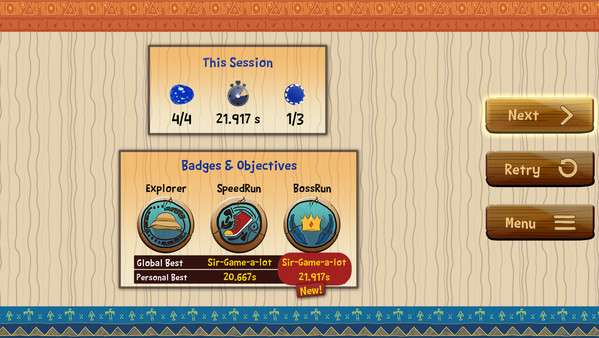 Screenshot z Bird of Light