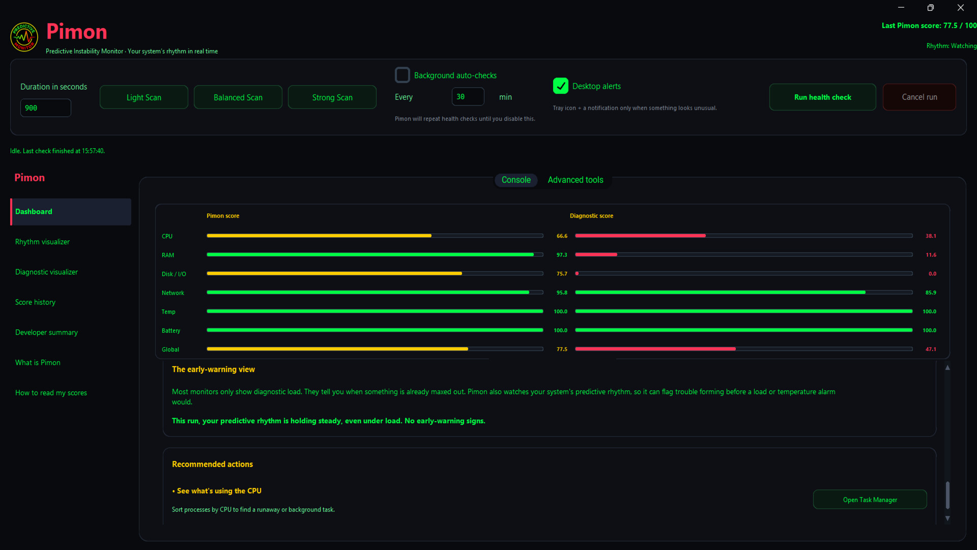 Pimon Predictive Monitor screenshot 1