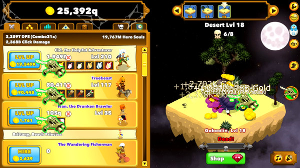 Clicker Heroes: Zombie Auto Clicker