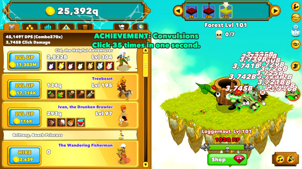 Clicker Heroes: Zombie Auto Clicker