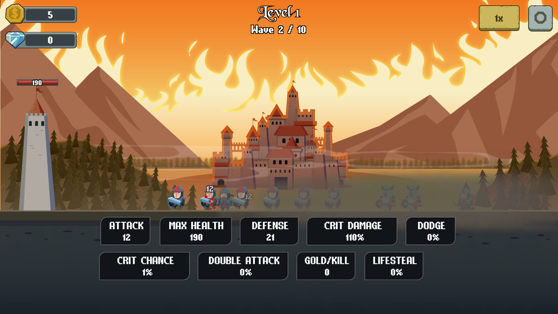 Milord Idle Defense screenshot #1