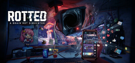Rotted - A Brain Rot Simulator — Steam game cover