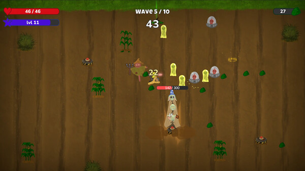 Screenshot 3 of Hamdy: a Roguelike Farm Mayhem - more gameplay footage