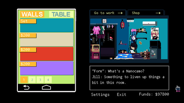 VA-11 Hall-A: 赛博朋克酒保行动-游戏截图