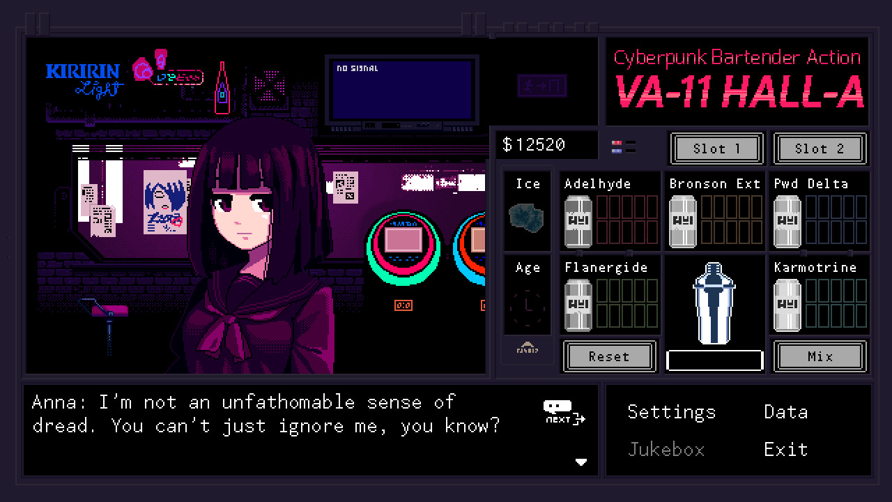 VA-11 Hall-A: Cyberpunk Bartender Action