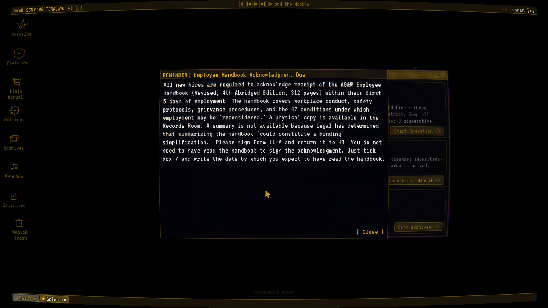 Arcana, Gas & Waterworks Inc. screenshot #6