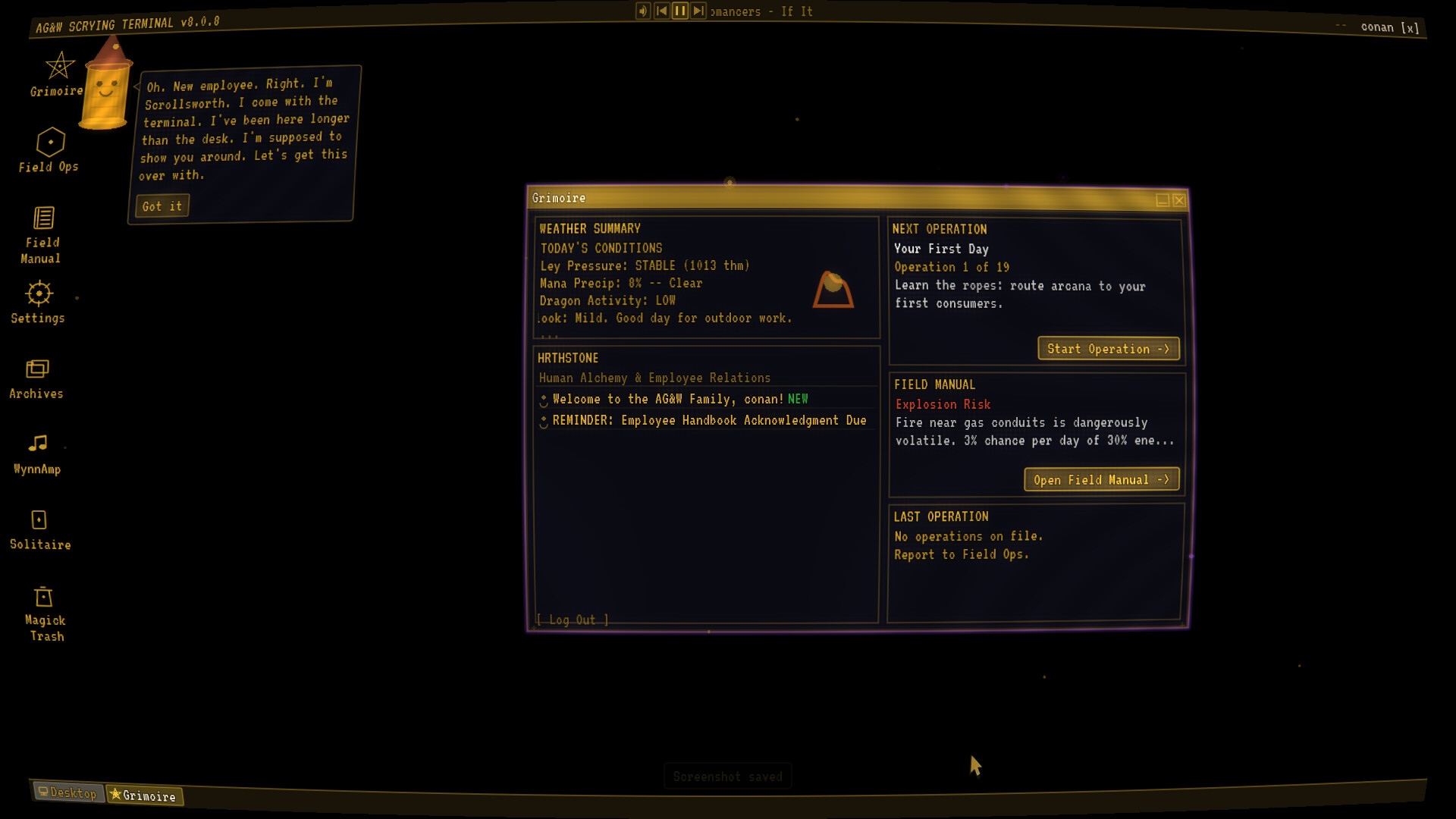 Arcana, Gas & Waterworks Inc. screenshot #7