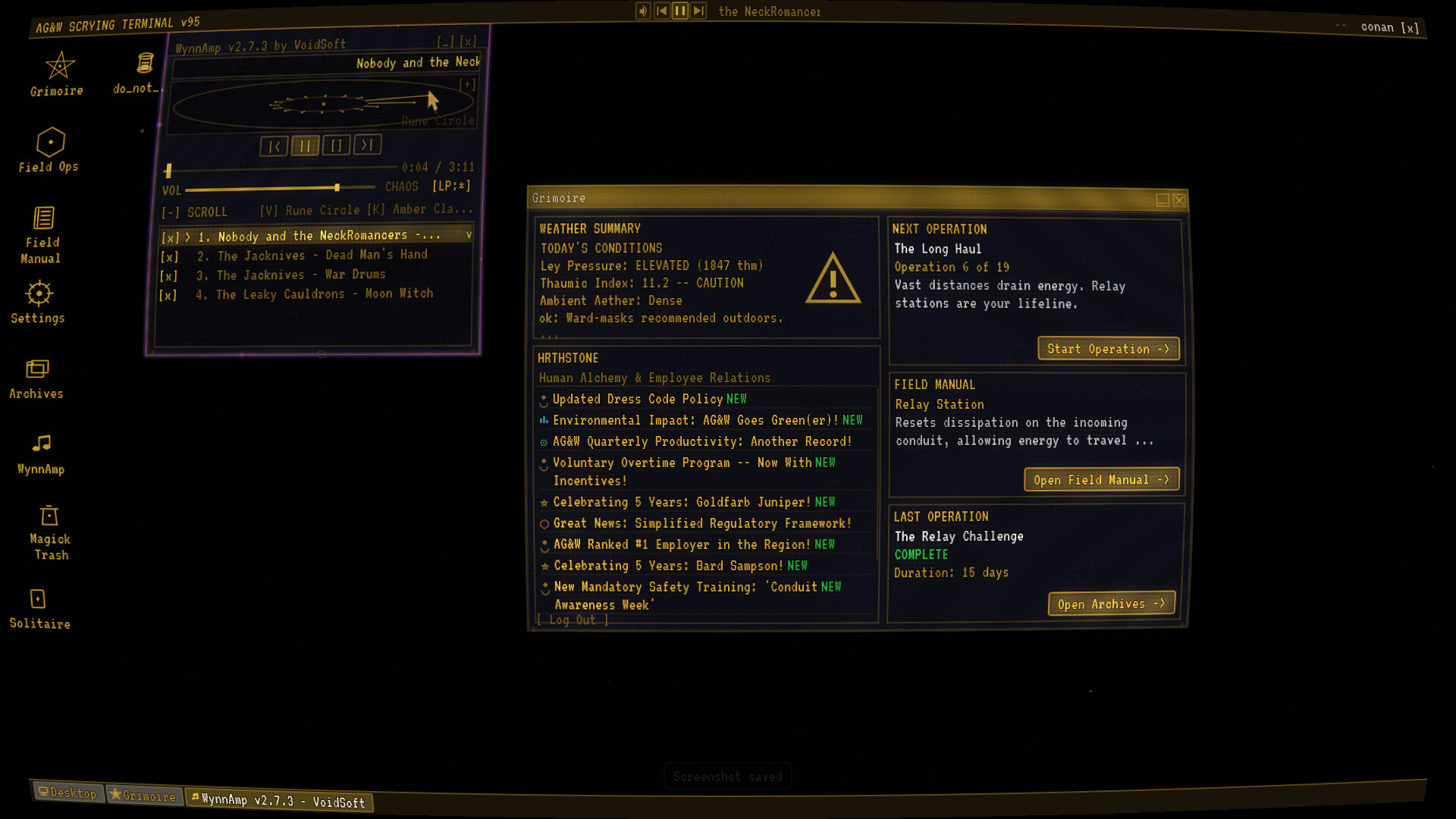 Arcana, Gas & Waterworks Inc. – Screenshot 22