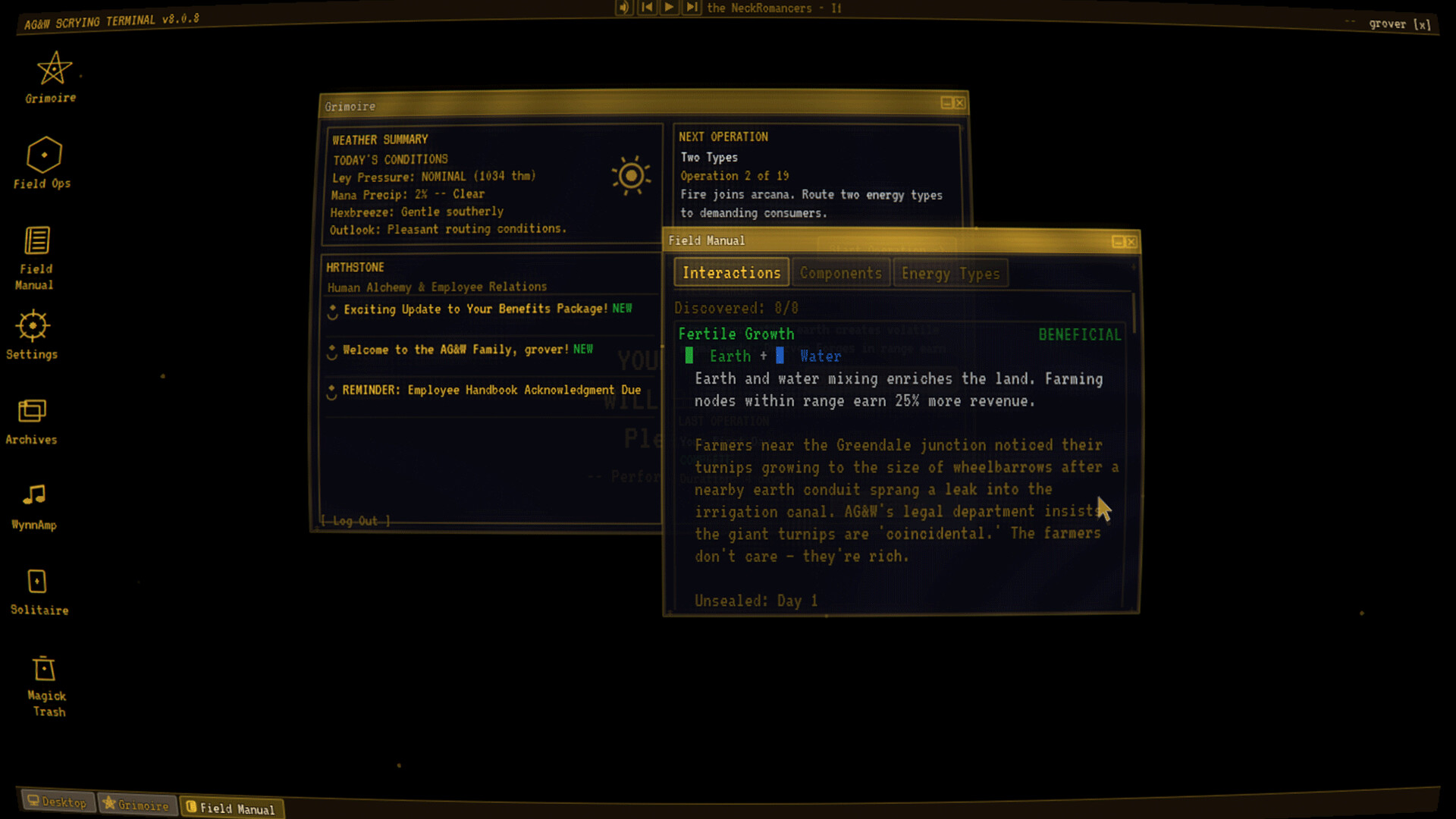 Arcana, Gas & Waterworks Inc. screenshot 4