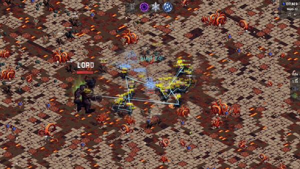 The Pentastic Descent game for Linux 1