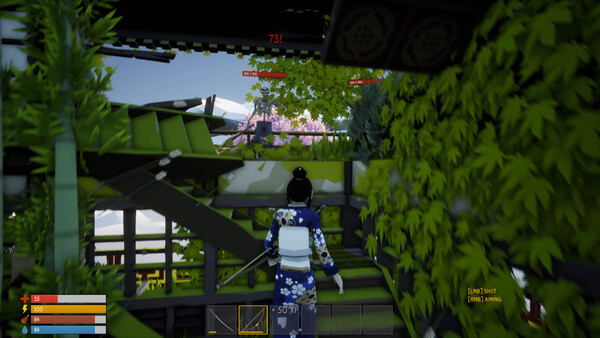 SurrounDead Poly ‌Japan Sakura game for Linux 1