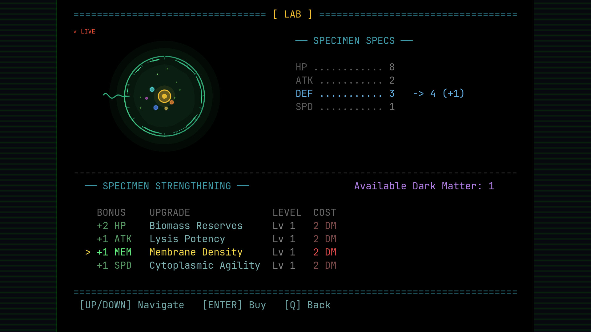 The Specimen screenshot #3