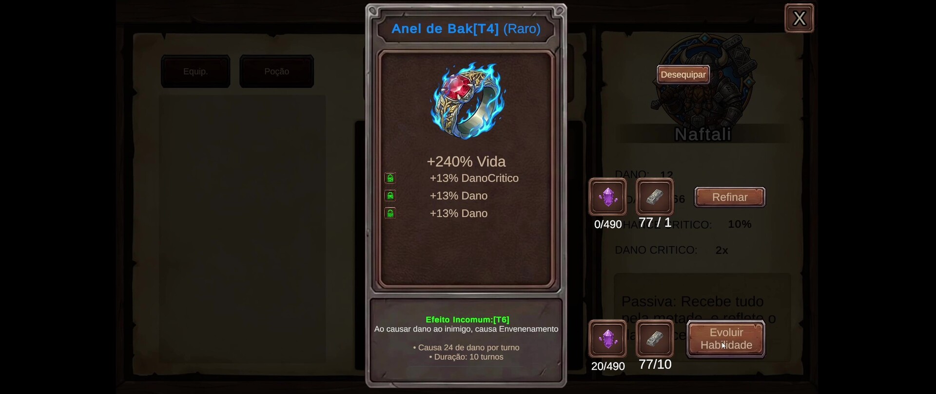 Dama e Dungeons: 2D screenshot thumbnail screenshot 2