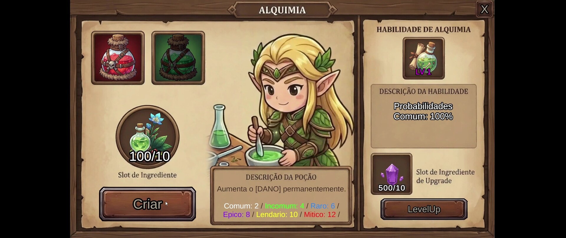 Dama e Dungeons: 2D screenshot screenshot 1