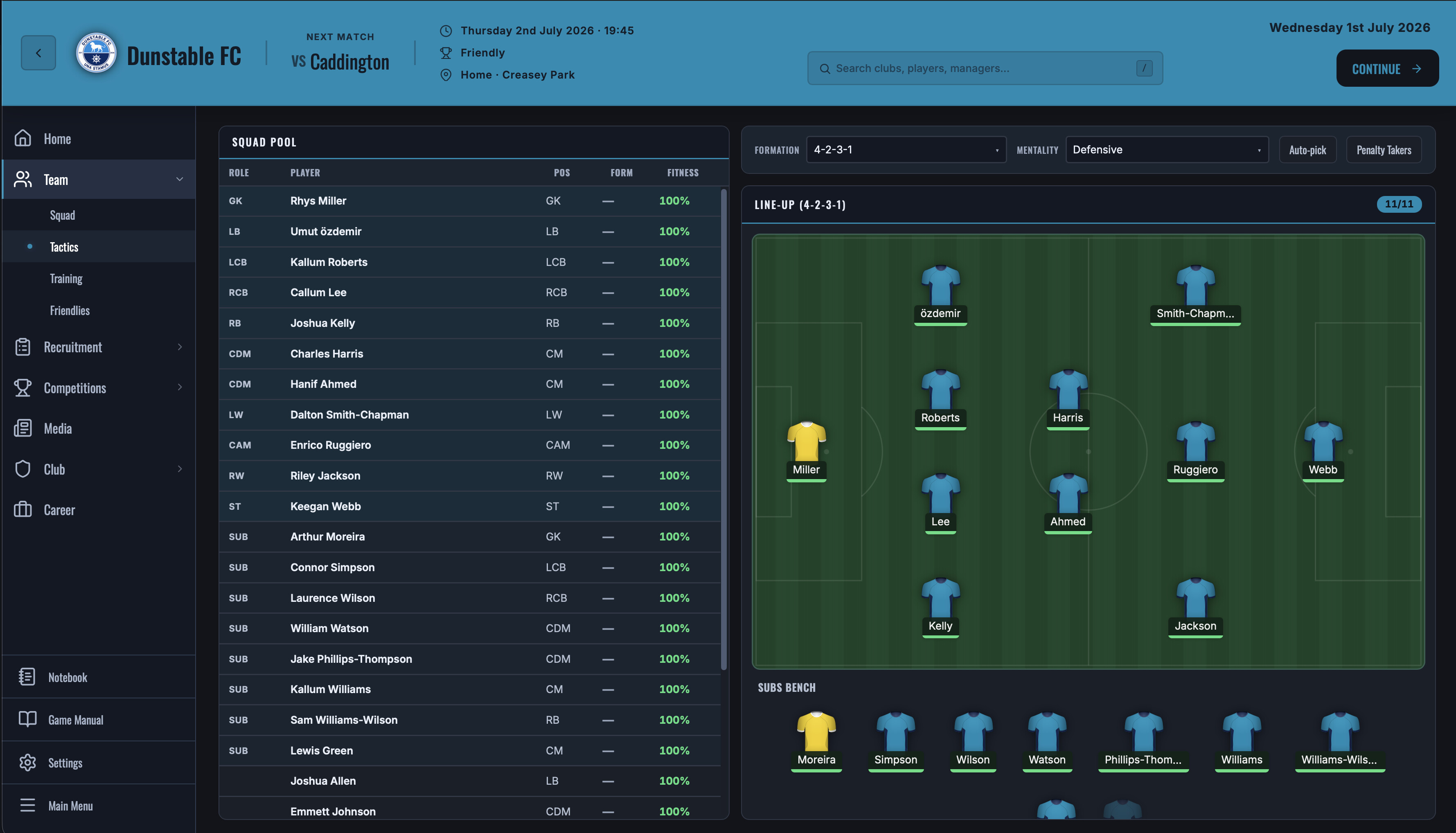 Non-League Manager