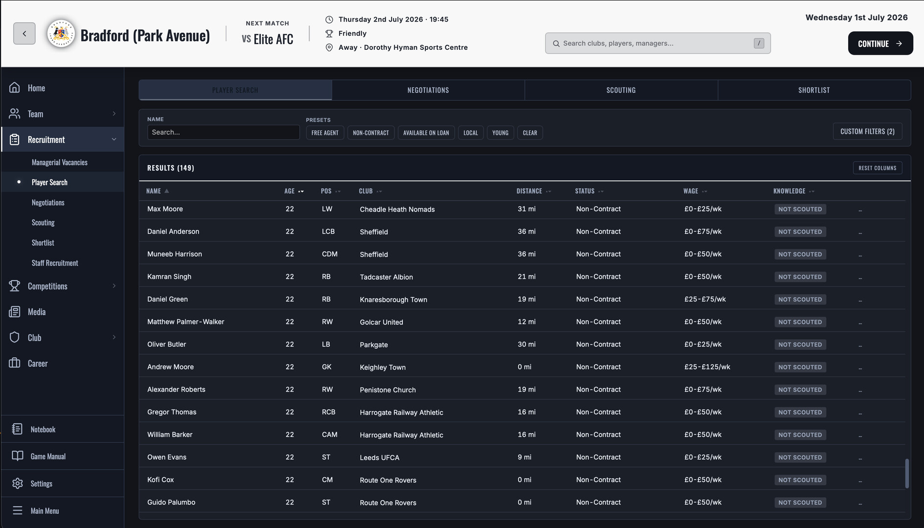 Non-League Manager screenshot 5