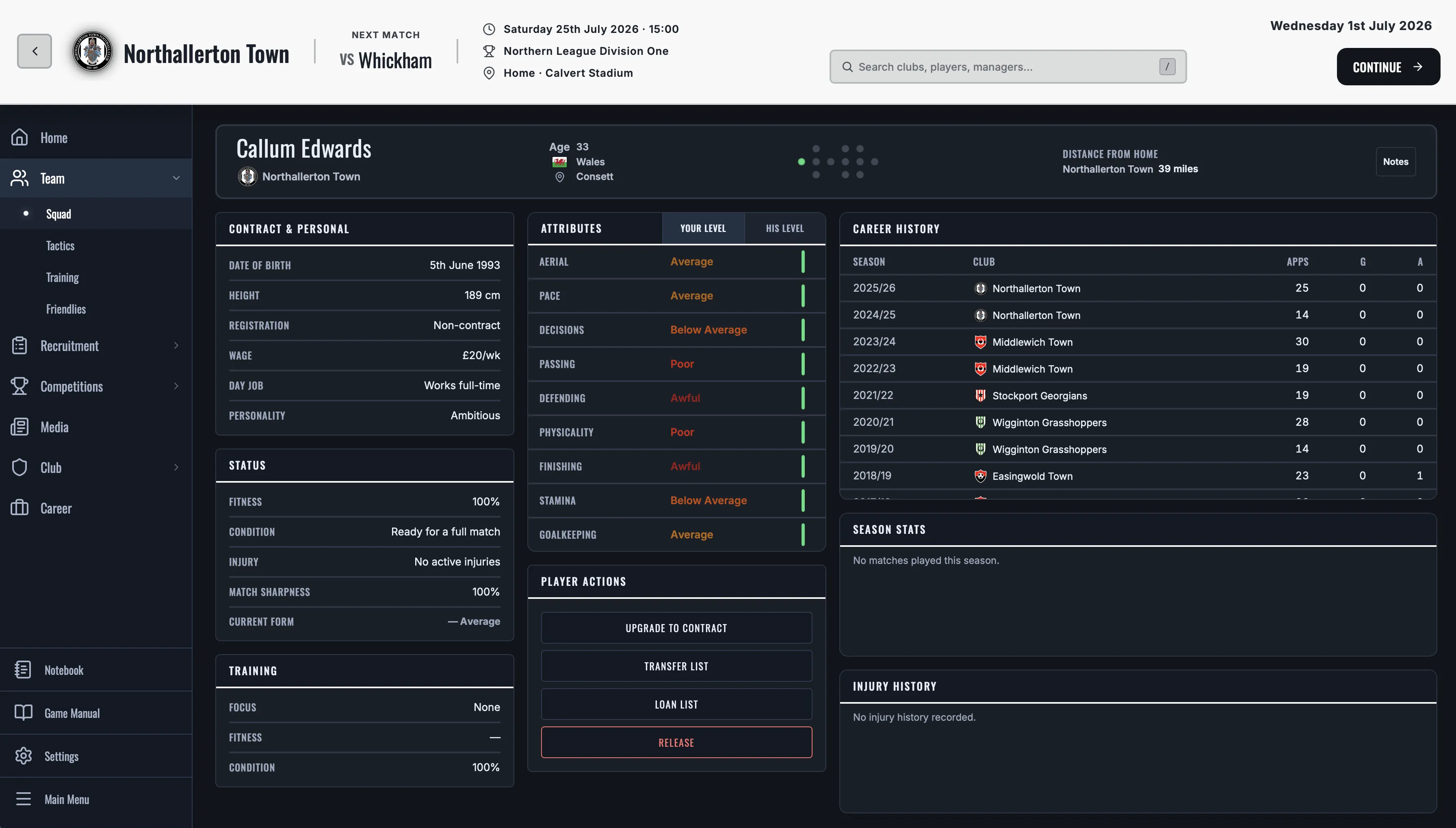 Non-League Manager screenshot 12