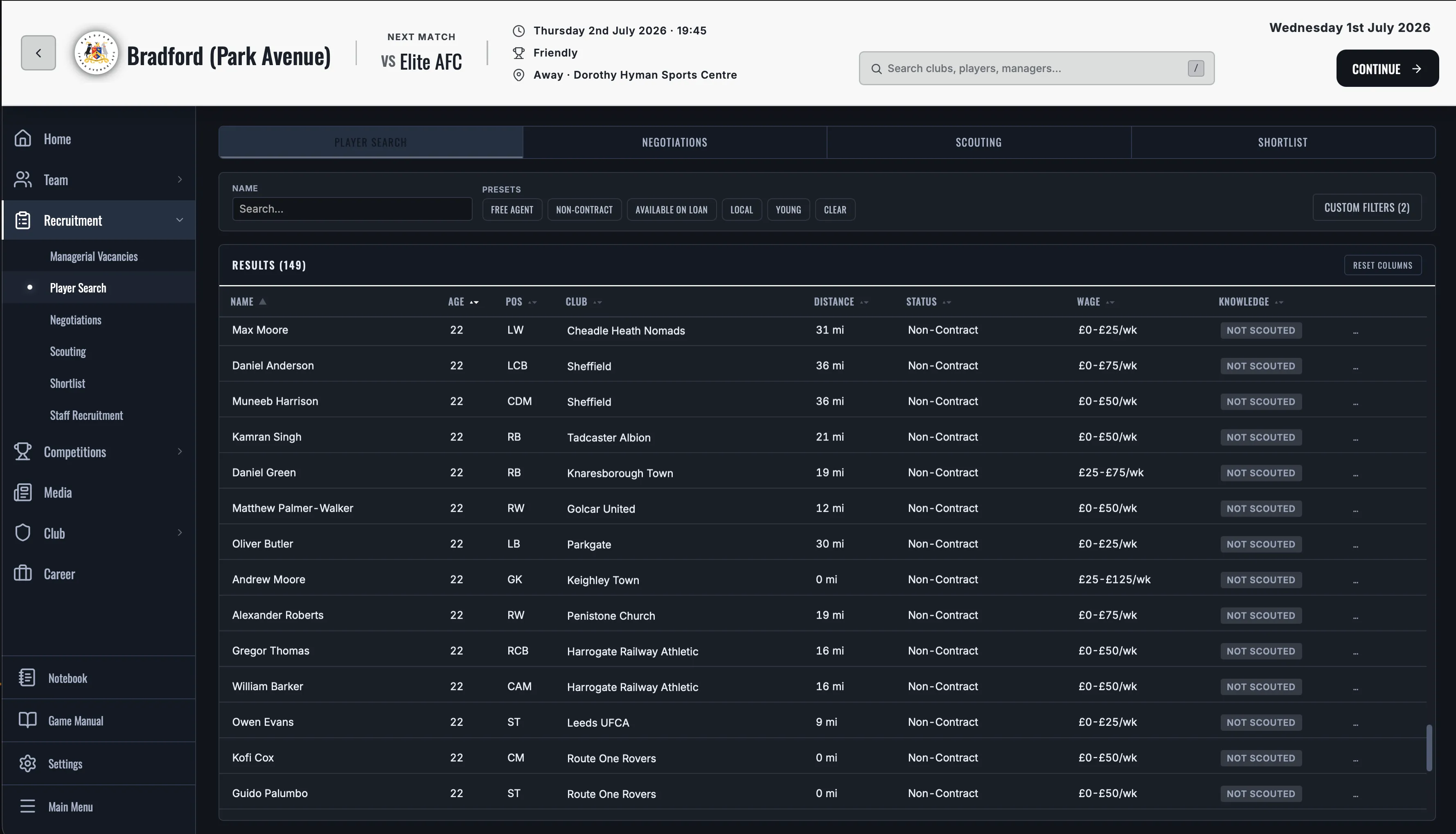 Non-League Manager screenshot 13