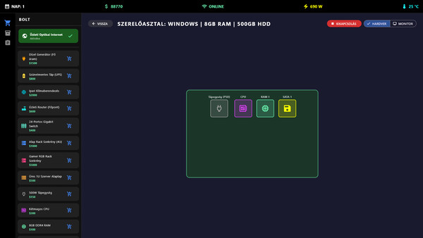 Screenshot 3 of Hosting Simulator - more gameplay footage