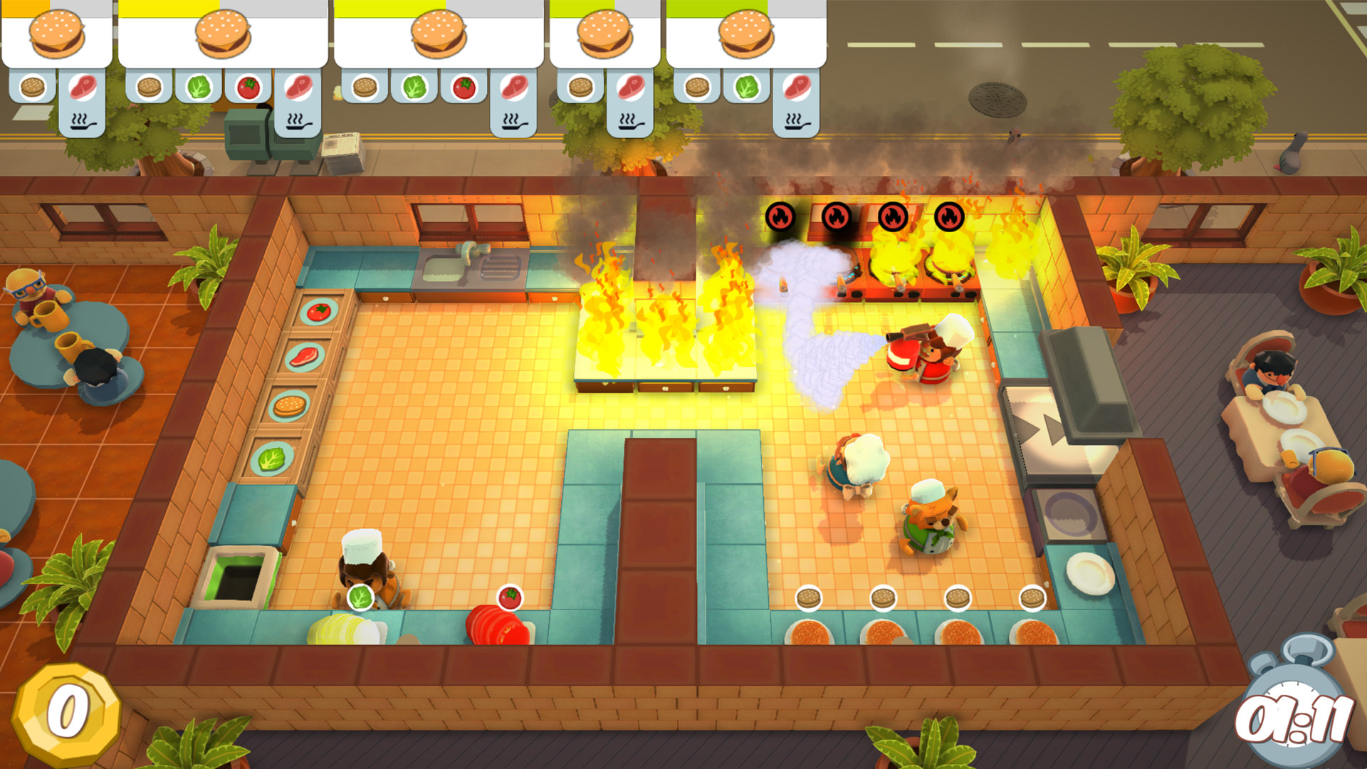 Overcooked в Steam