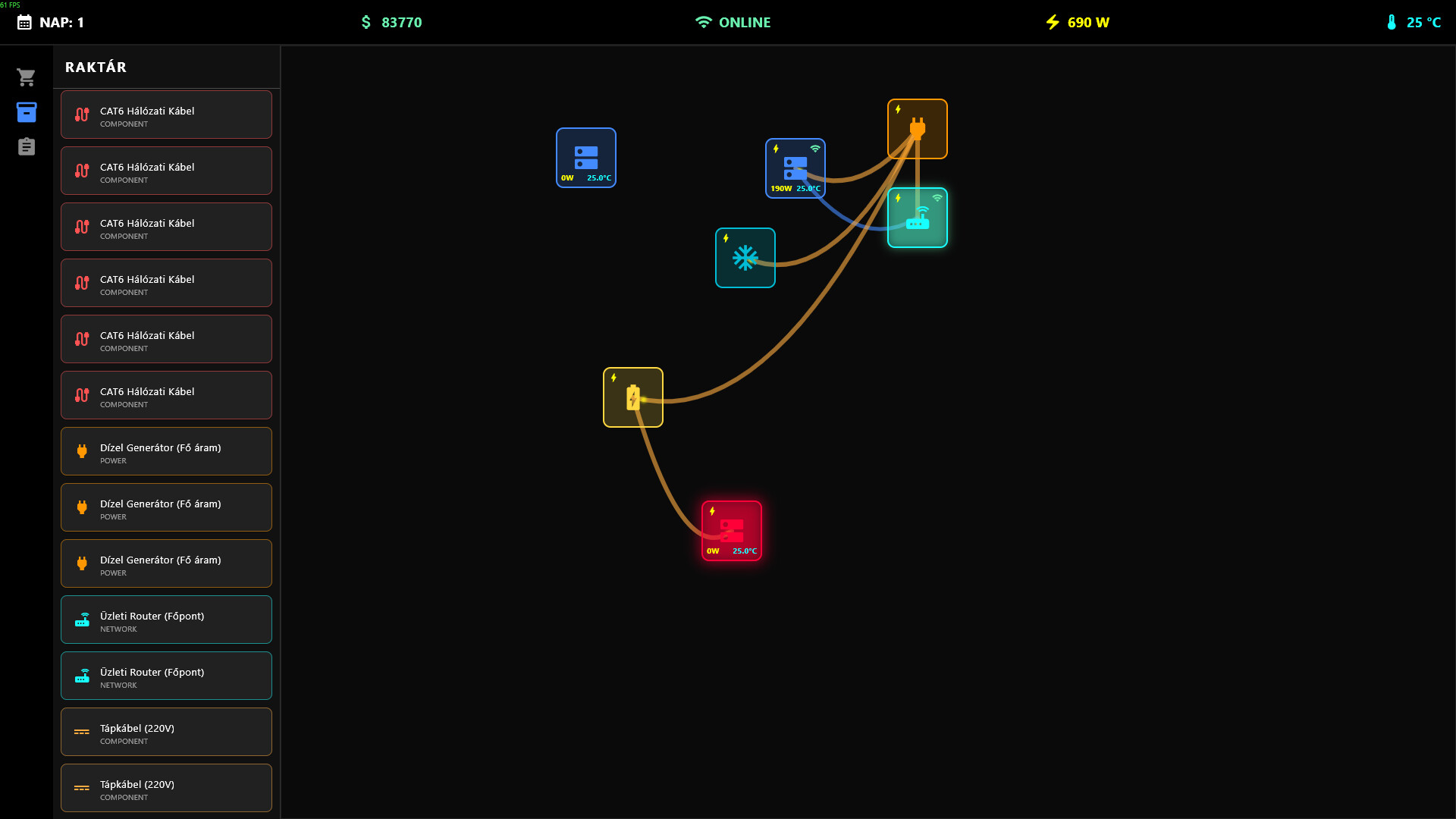 Hosting Simulator: RGB Rack szekrény Featured Screenshot #1