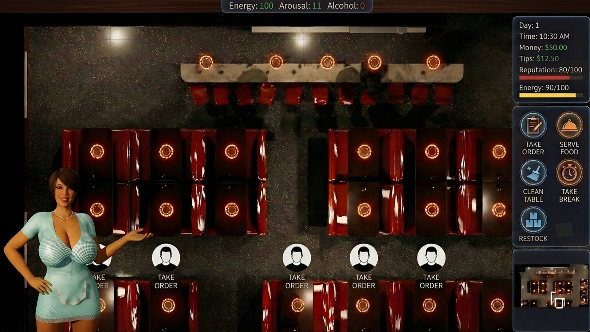 Milf Diner Sim screenshot #1