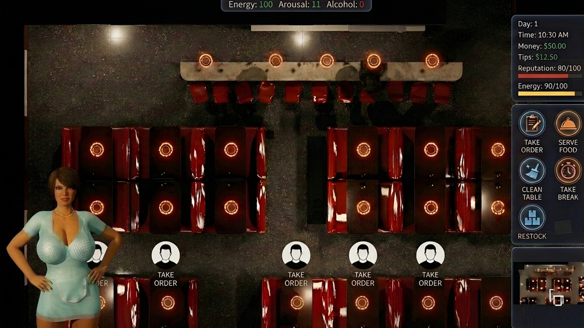 Milf Diner Sim screenshot #4