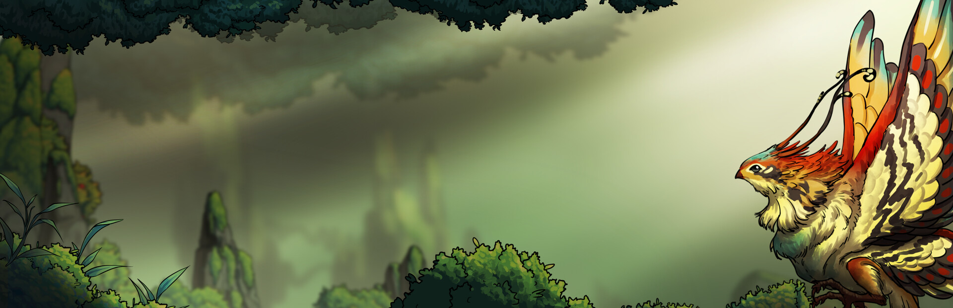Fantasy Bird Woods