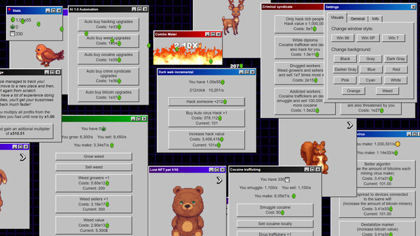 Screenshot 3 of Dark Web Incremental - more gameplay footage