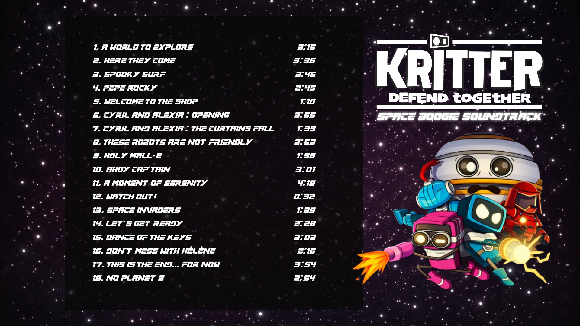 Kritter : Defend Together - Music Pack : Space Boogie Featured Screenshot #1