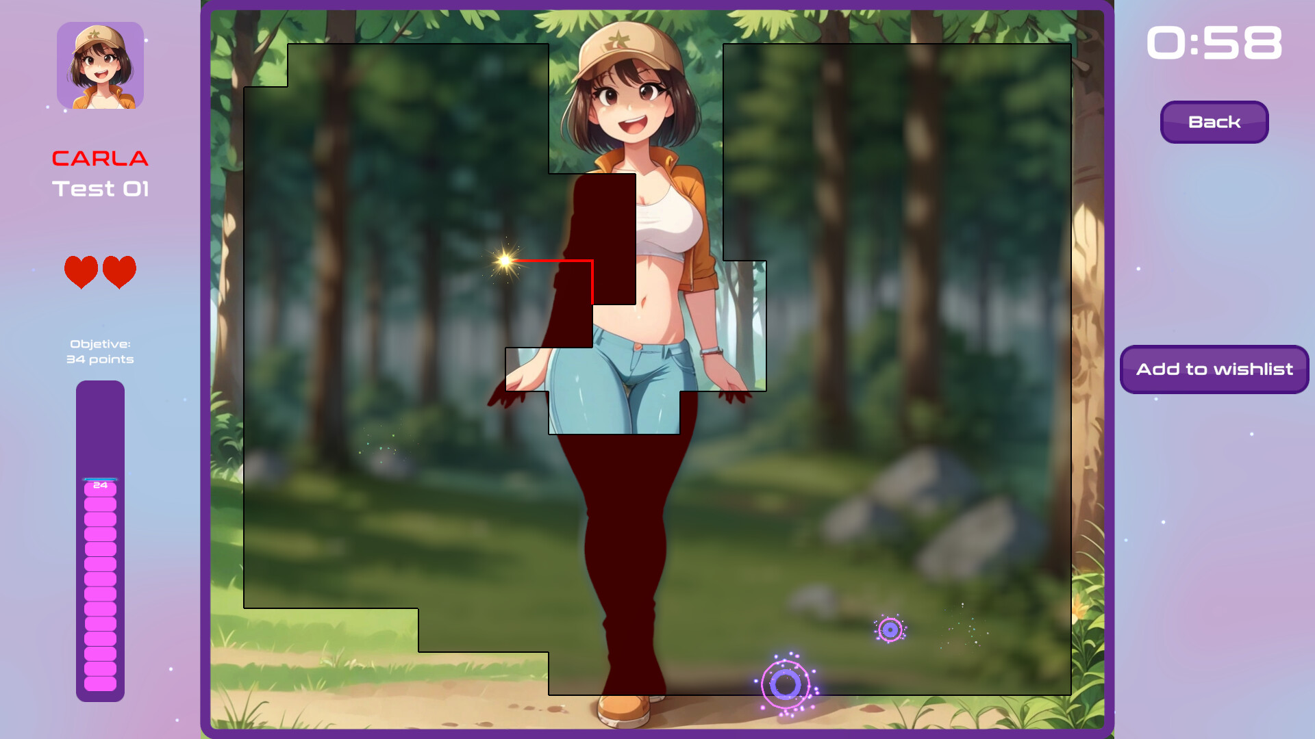 Sexy walk through the woodsのスクリーンショット 1